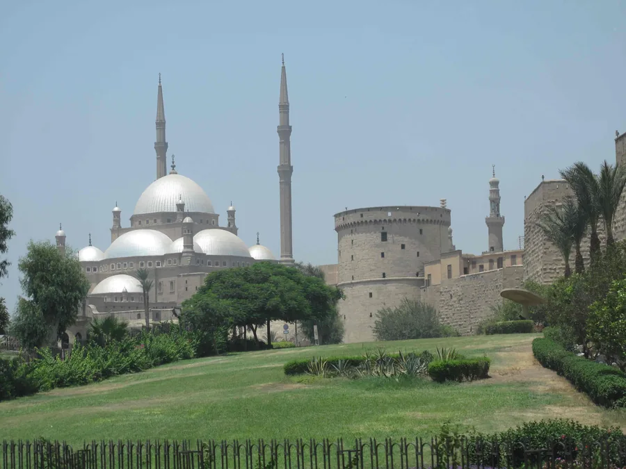 The Mosque of Muhammad Ali above Cairo from the Citadel