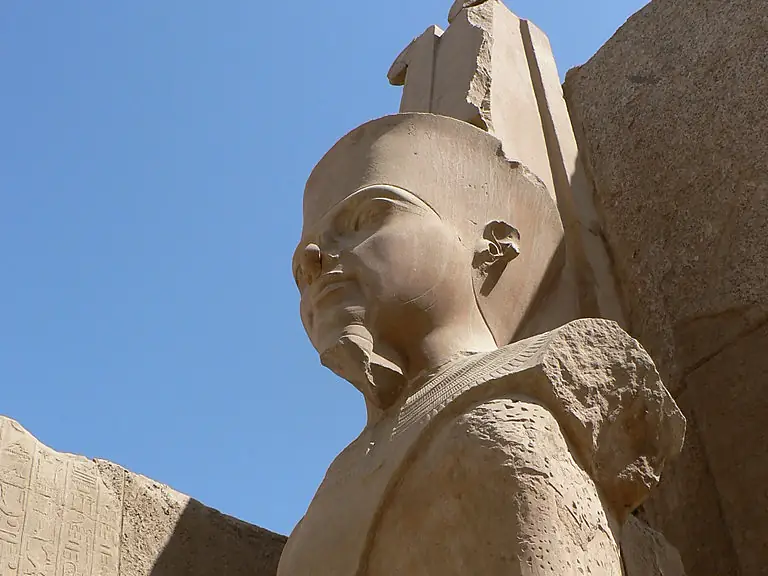 Colossal Statues of Ramses II at Karnak