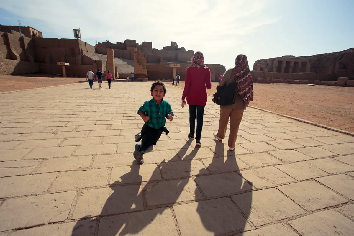 Edfu Temple in Upper Egypt